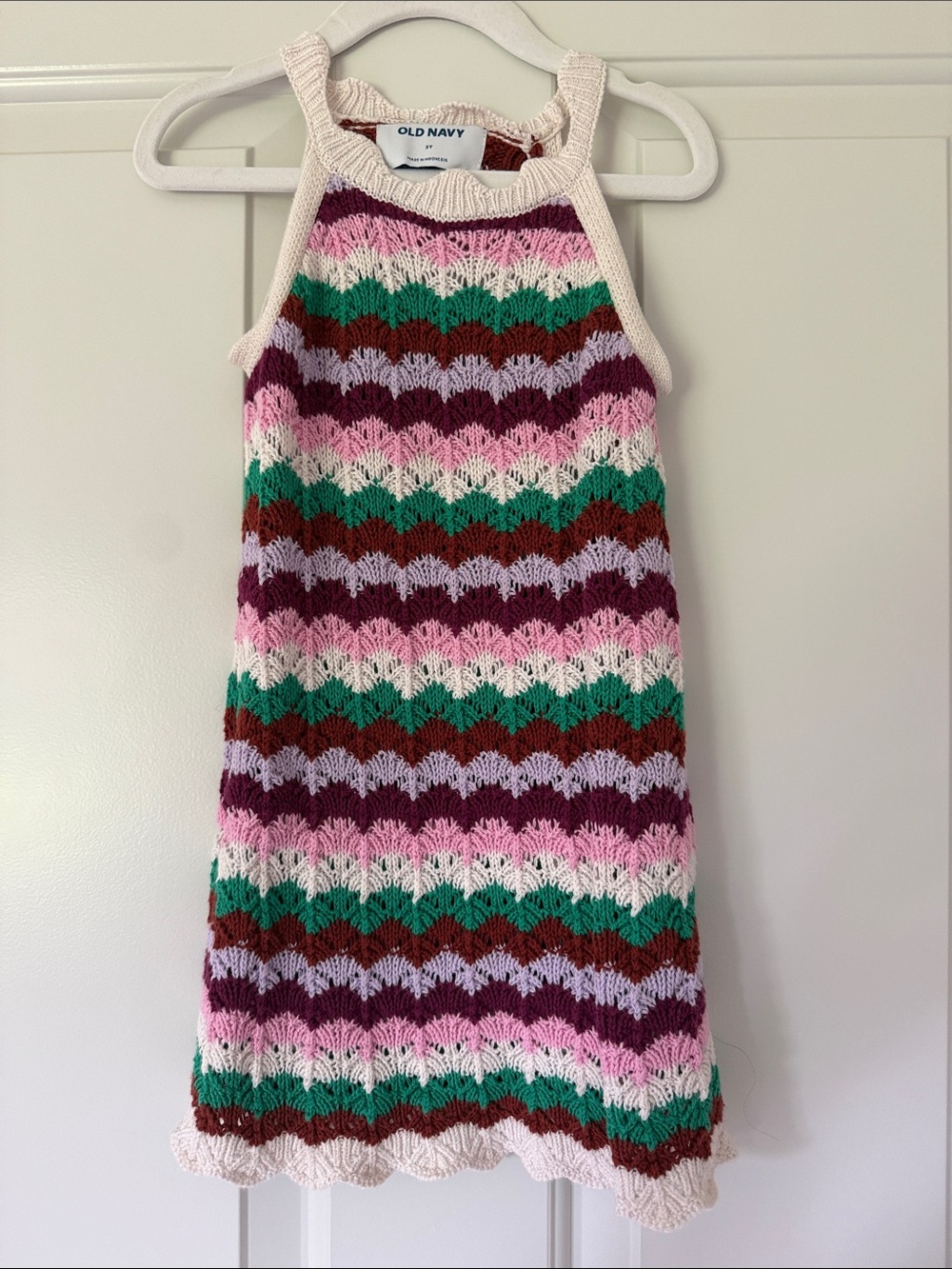 Old Navy Girls Crochet Halter Tank Dress